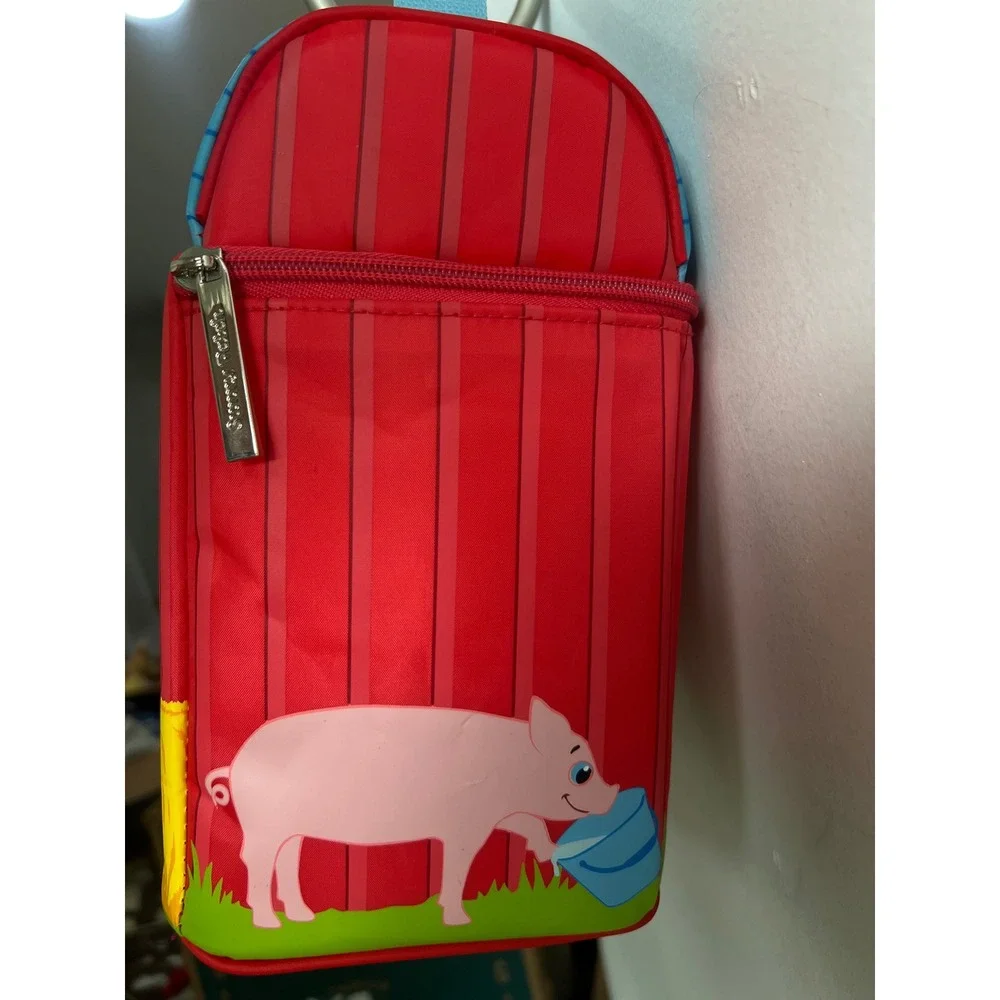 Sunny Patch Farm Lunch Bag Box Red Barn Animals Insulated Tote NWT